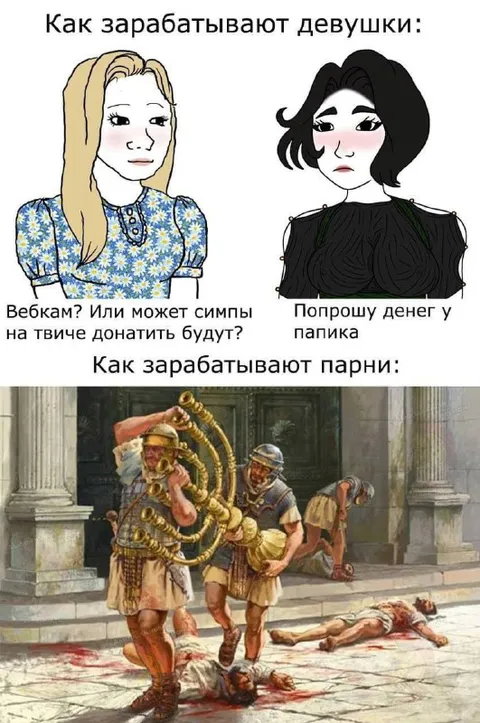 Как зарабатывают девушки и парни