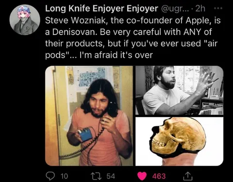 Steve Wozniak Is a Denisovan