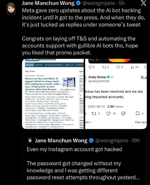 Meta AI Bot Hacking Incident