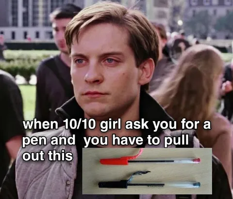 When She Asks for a Pen