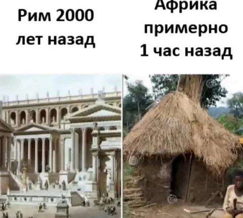 Рим и Африка: разница во времени