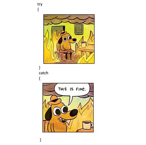 Try Catch This Is Fine