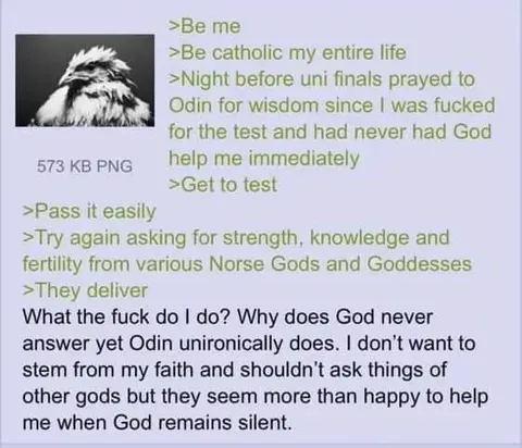 Catholic Prays to Odin