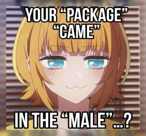 Your Package Came in the Male