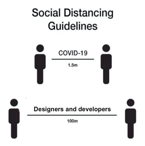 Designers and Developers Distance