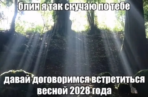 Договоримся встретиться весной 2028