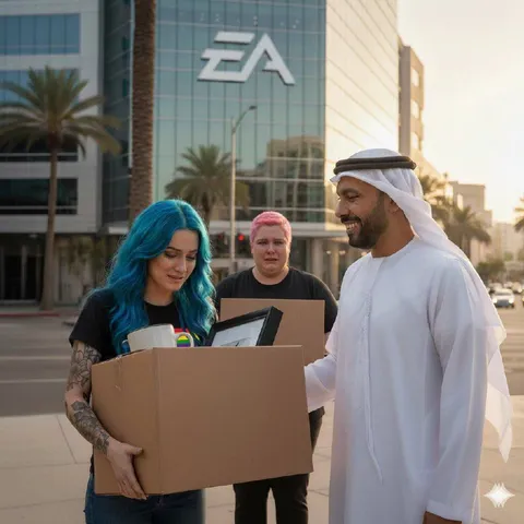 Уход из офиса EA