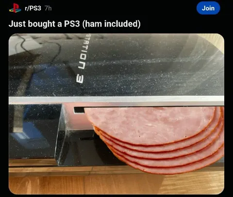PS3 With Ham Included