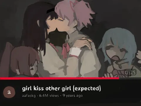 Girl Kiss Other Girl Expected