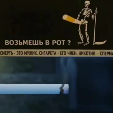 Кошечка согласилась на сигарету