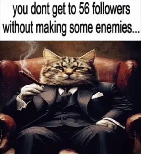 56 Followers, Some Enemies
