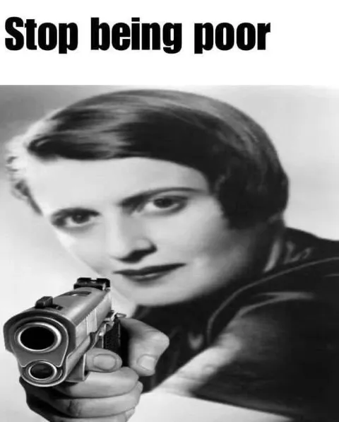 Stop Being Poor Gun Meme