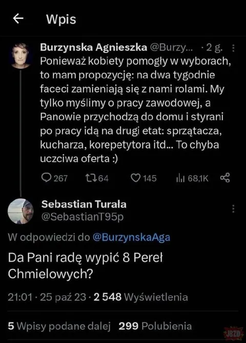 Zamiana ról i osiem Pereł