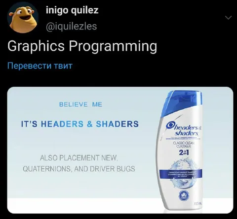 Graphics Programming Shampoo