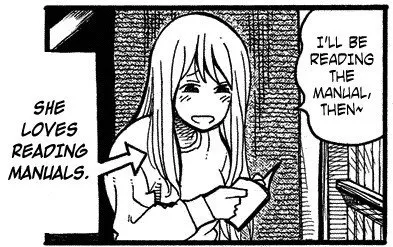 Girl Who Loves Reading Manuals