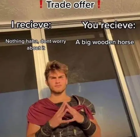 Trade Offer Wooden Horse