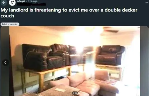 Double Decker Couch Eviction