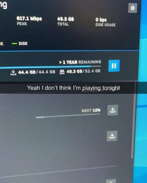One Year Download Remaining
