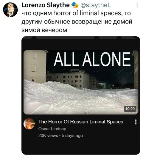 Обычное возвращение домой зимой