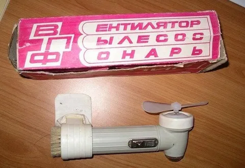 Вентилятор в коробке от фонаря