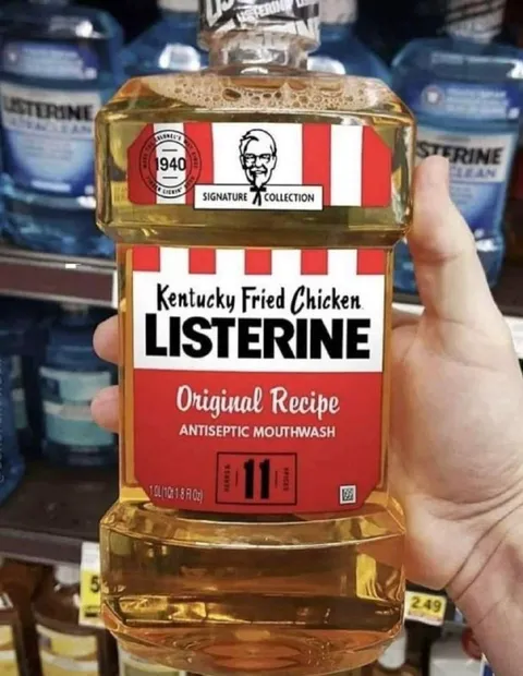 Kentucky Fried Chicken Listerine