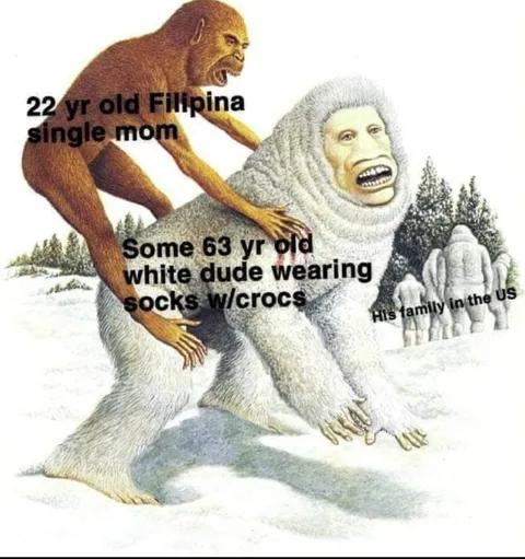White Dude Wearing Socks w Crocs