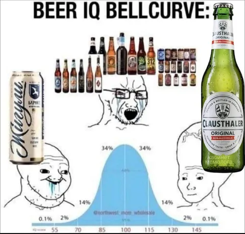Beer IQ Bell Curve