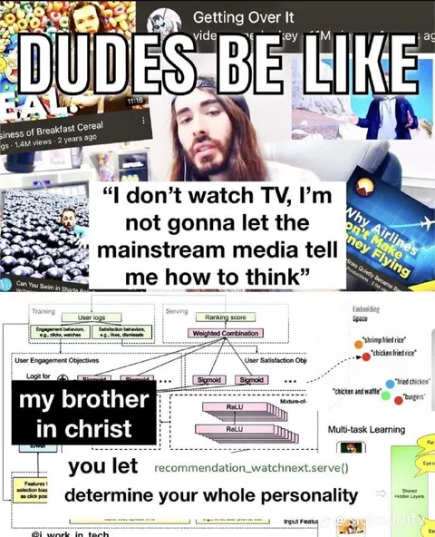 Dudes Be Like Mainstream Media