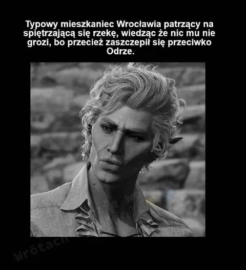 Mieszkaniec Wrocławia kontra Odra