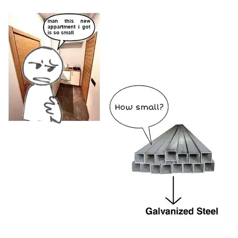 Small Apartment, Galvanized Steel