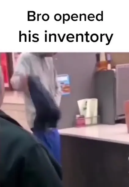 Bro opened his inventory