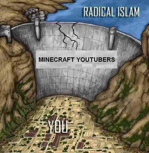 Minecraft YouTubers Behind the Wall