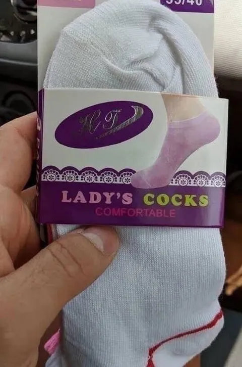Lady's Cocks Socks