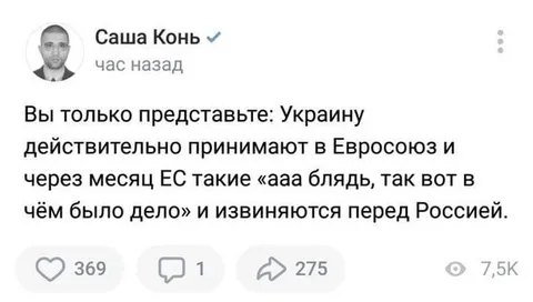 Украину приняли в Евросоюз