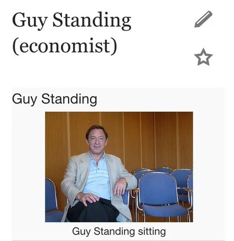 Guy Standing Sitting