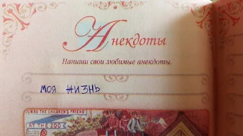 Моя жизнь и анекдоты