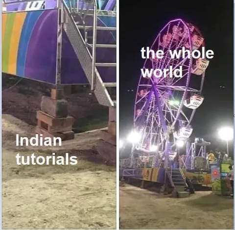Indian Tutorials vs Whole World