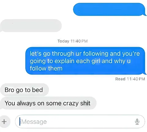 Explain Every Girl You Follow