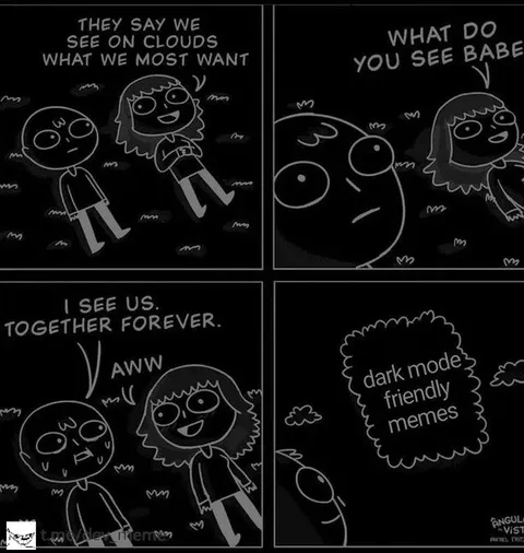 Dark Mode Friendly Meme