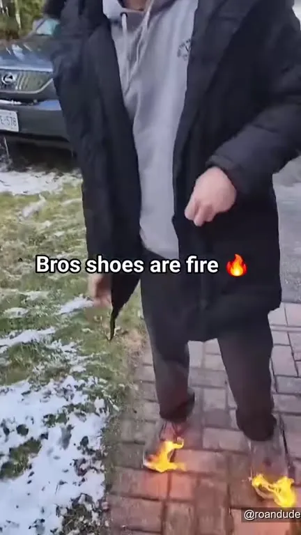 Shoes Are Literally Fire