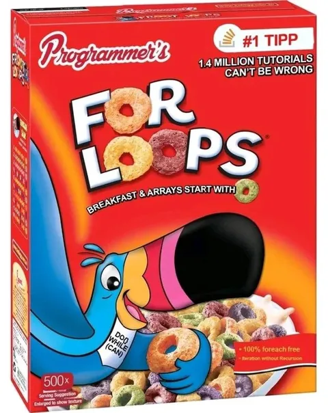 Programmer's For Loops Cereal