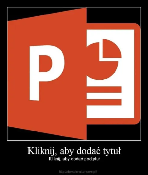 Pusty slajd PowerPointa