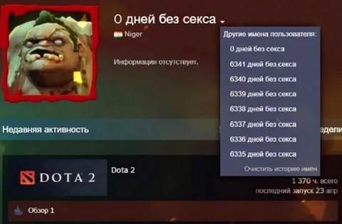 О дней без секса
