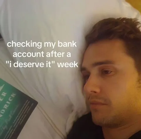 Checking Bank Account After Treating Myself
