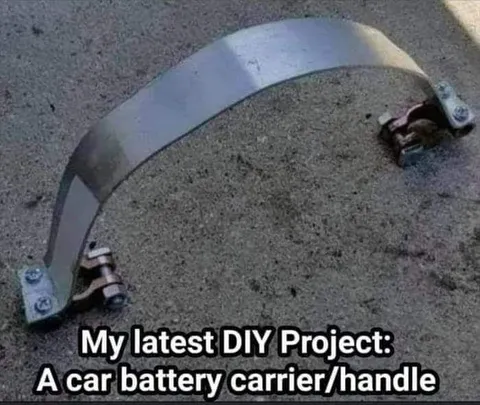DIY Car Battery Handle