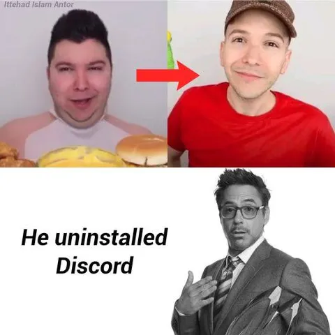 He Uninstalled Discord