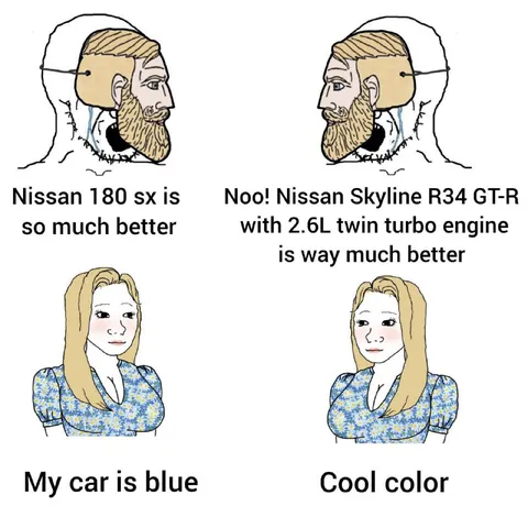 Nissan 180SX vs Skyline R34