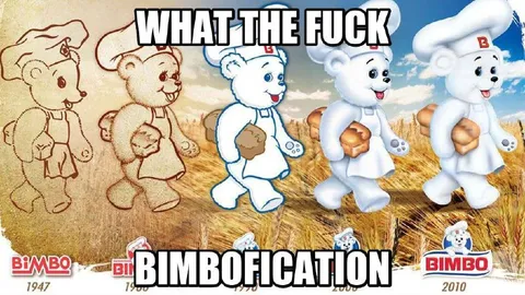 Bimbofication Evolution Meme