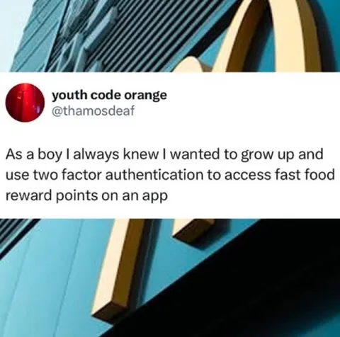 Two-Factor Fast Food Rewards