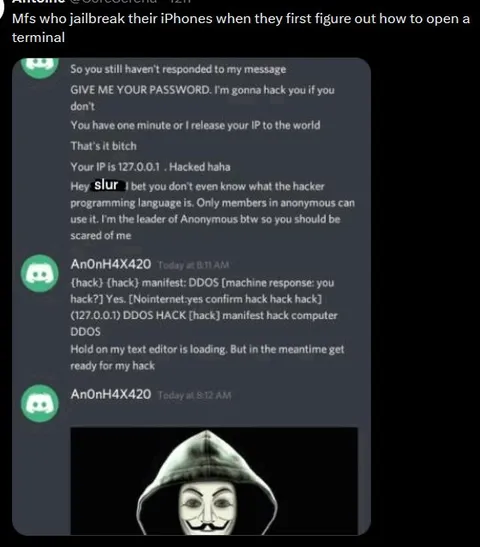 iPhone Jailbreaker Opens Terminal